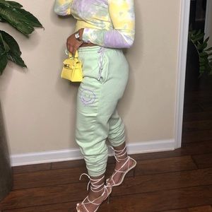 H&M Mint Green High Waist Joggers😋